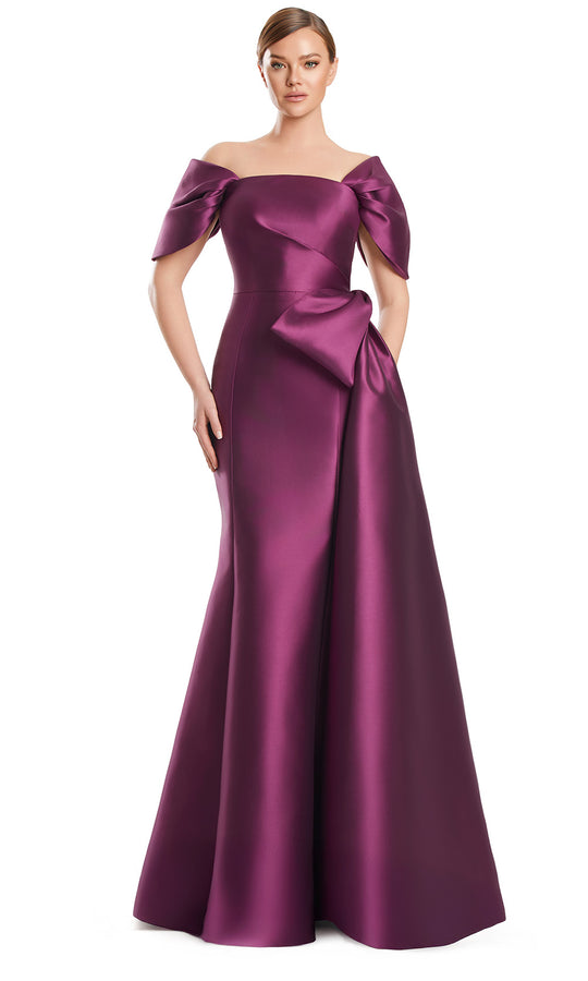 Alexander by Daymor 3222S26 - Strapless Satin Bow Gown