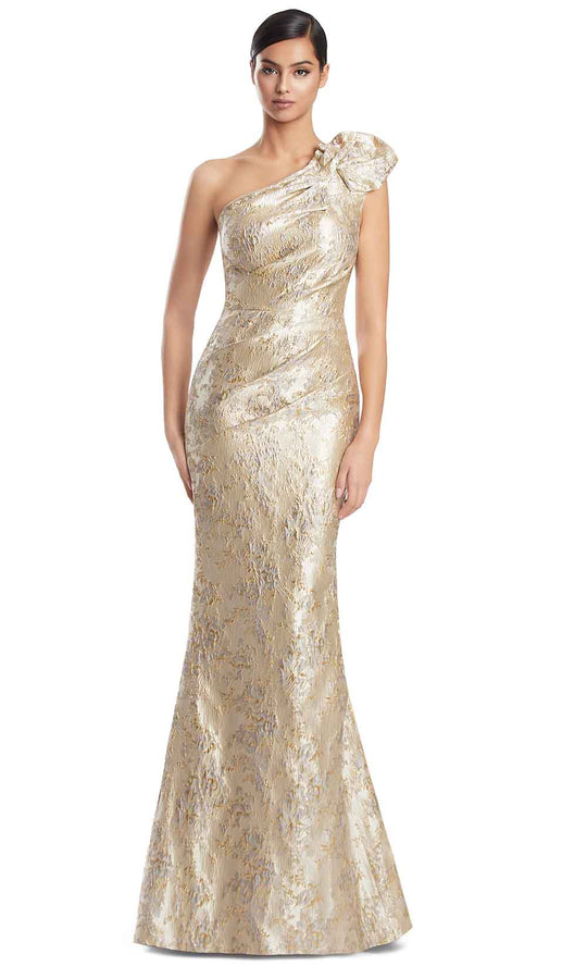 Alexander by Daymor 3236S26 - One Shoulder Textured Gown