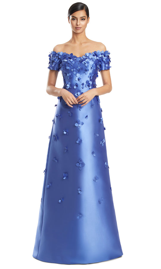 Alexander by Daymor 3259S26 - Off Shoulder Floral A Line Gown