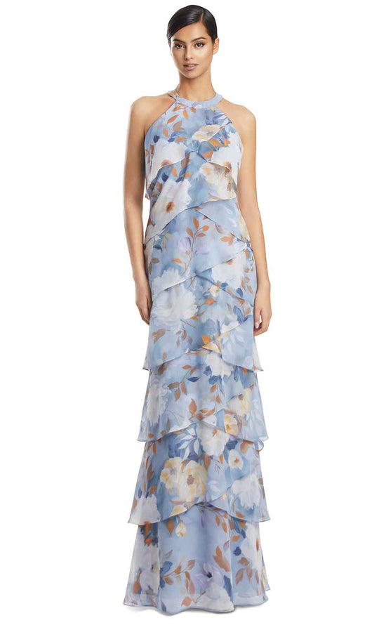 Alexander by Daymor 3268S26 - Tiered Halter Gown