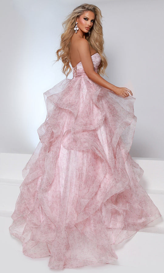 Johnathan Kayne 3271 - Ruched Sweetheart Ruffle Ballgown