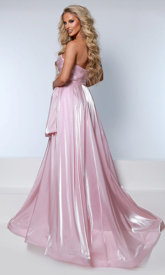 Johnathan Kayne 3272 - Strapless Sweetheart Organza Evening Gown