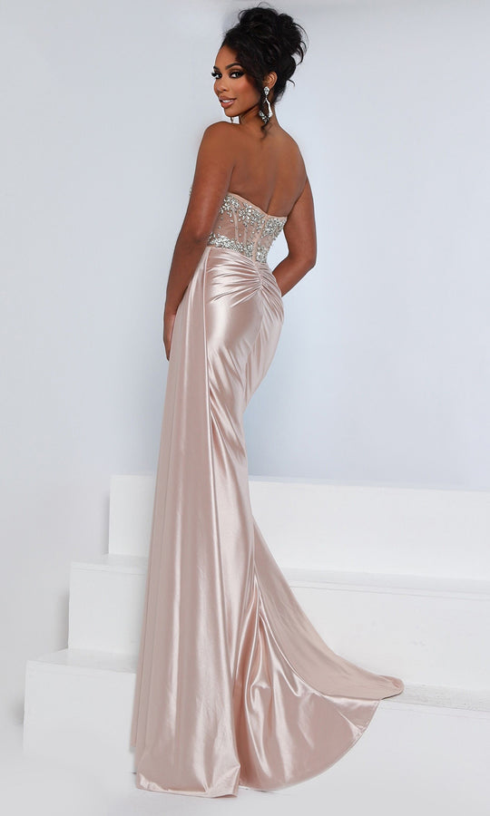 Johnathan Kayne 3280 - Beaded Corset High?Slit Mermaid