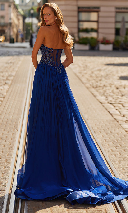 La Femme 33552 - Beaded Embroidered A-Line Prom Gown
