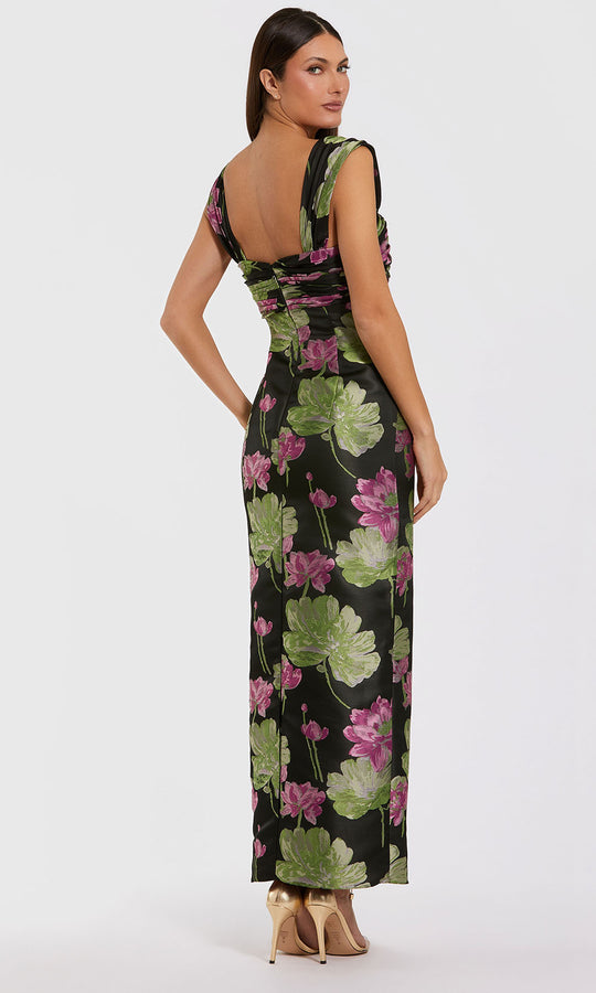 Mac Duggal 37095 - Floral Sweetheart Column Evening Dress