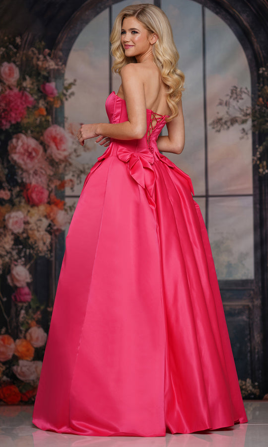 Colors Dress 3739 - Bow Accent Sweetheart A-line Gown