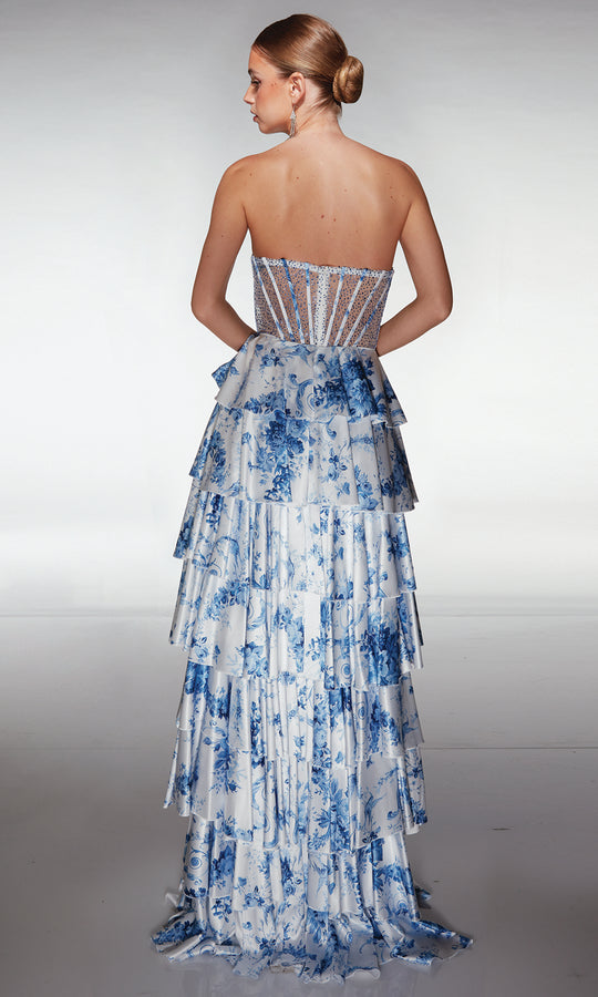 Aerie Couture 374 - Strapless Sweetheart Tiered Ruffle Gown