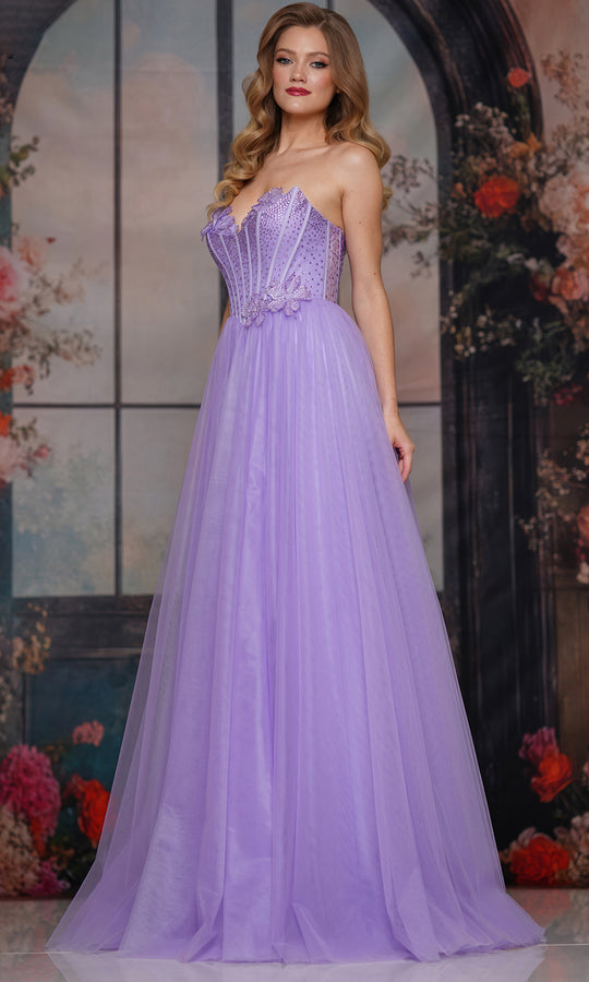 Colors Dress 3797 - Beaded Corset Sweetheart Prom Gown