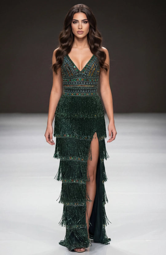 Jovani 38846 - Beaded Evening Dress