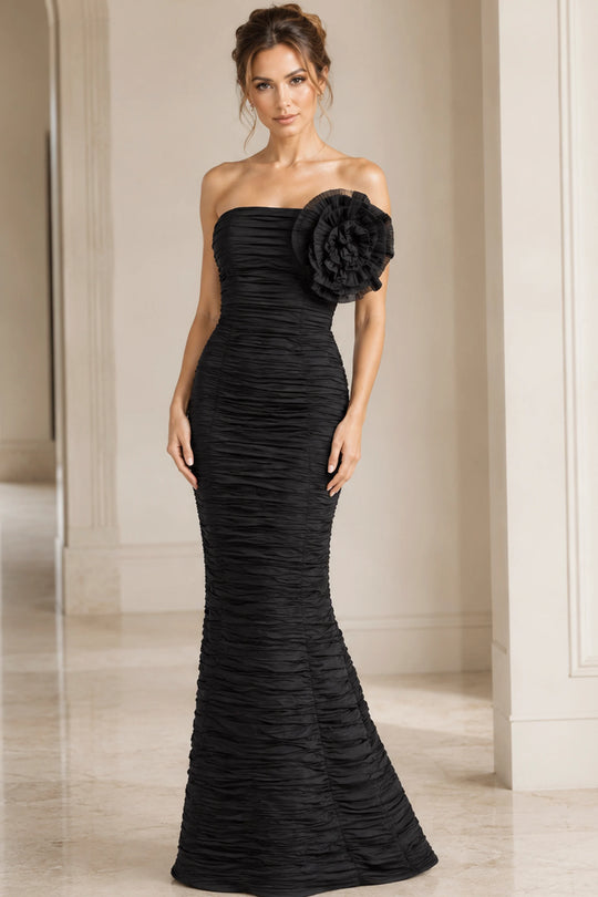 Jovani 38947 - Ruched Single Off-Shoulder Prom Gown