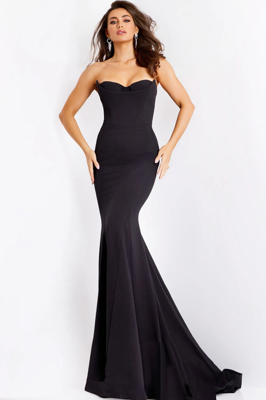Jovani 38974 - Strapless Mermaid Prom Gown