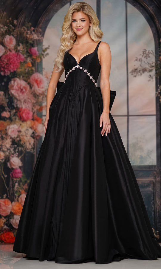 Colors Dress 3922 - Sleeveless Pleated Skirt Ballgown