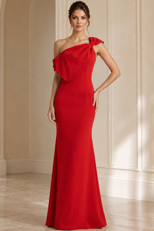 Jovani 39971 - One-Shoulder Seams Prom Gown