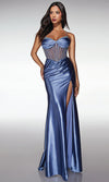 Aerie Couture 402 - Long Stretch Satin Sheath Dress