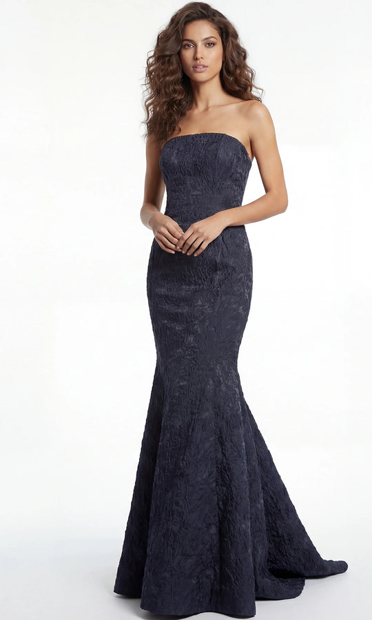 Jovani 41133 - Mermaid Skirt Textured Evening Gown