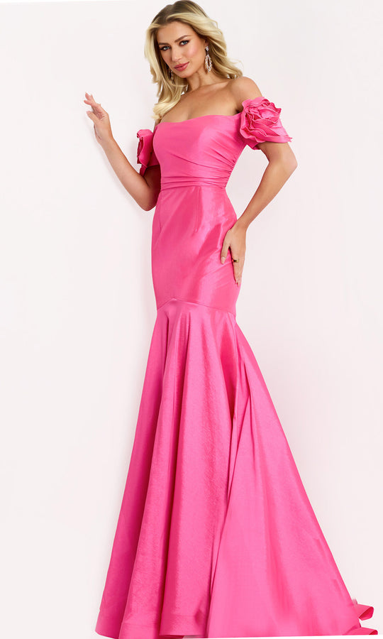 Jovani 43015 - Off Shoulder Mermaid Gown