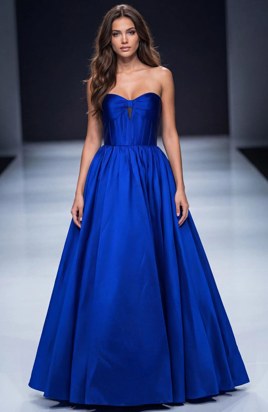 Jovani 43199 - Lace Up A-Line Prom Dress