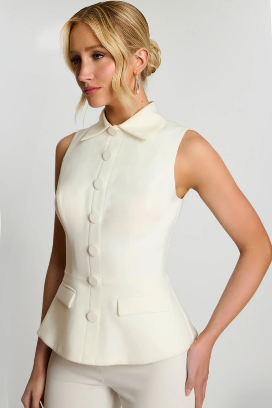 Jovani 43778 - Sleeveless High Neck Pant Suit