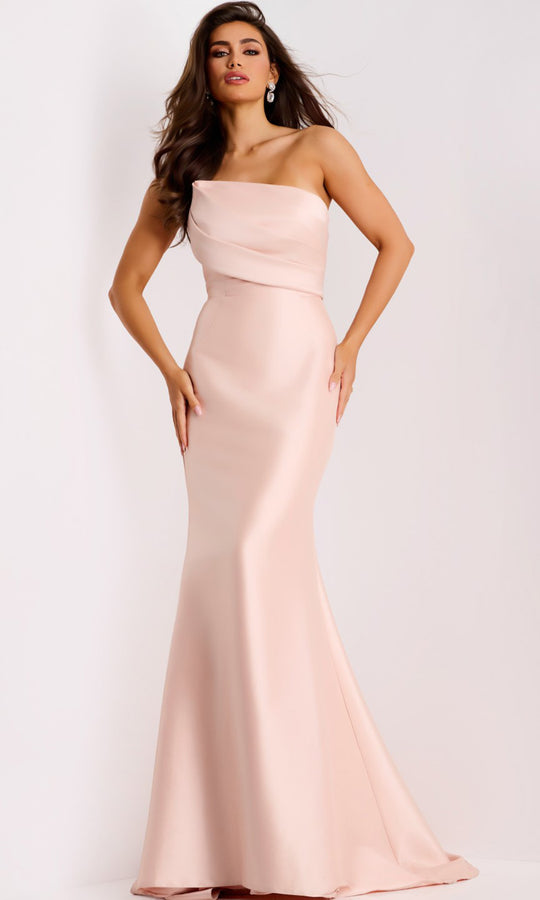 Jovani 44532 - Strapless Draped Bodice Mermaid Gown