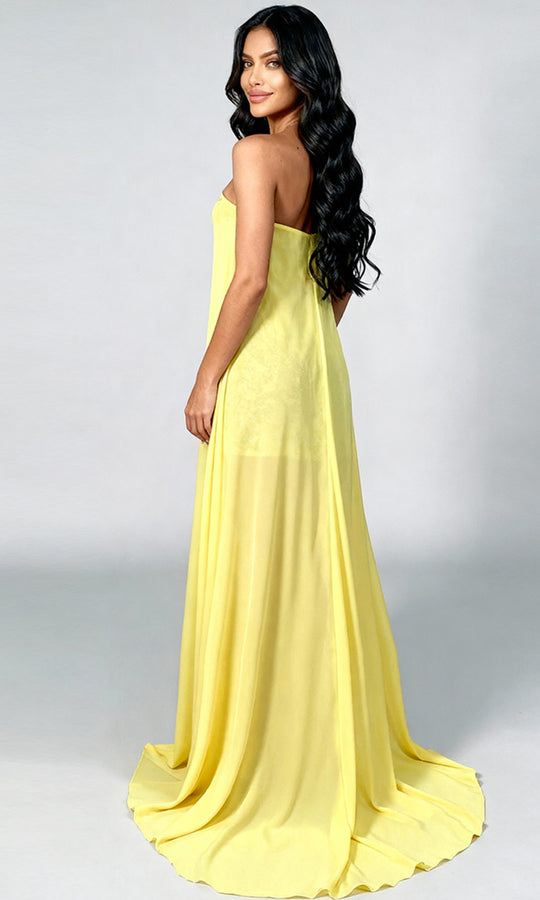 Jovani 46072 - Sequined Mini Dress with Dramatic Cape