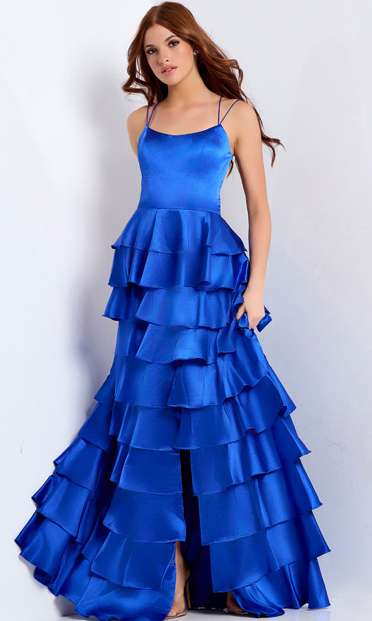 Jovani 48295 - Tiered A-Line Sleeveless Prom Gown
