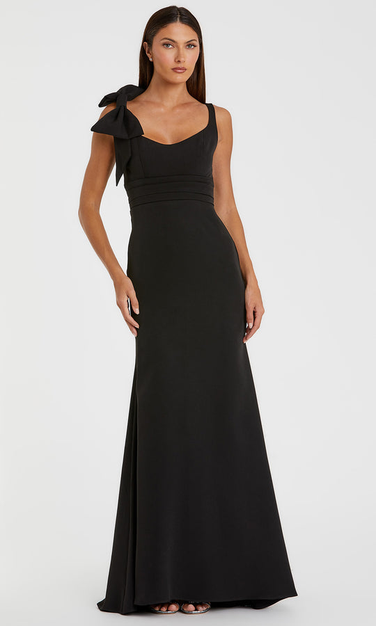 Mac Duggal 49964 - Bow Strap Column Formal Gown
