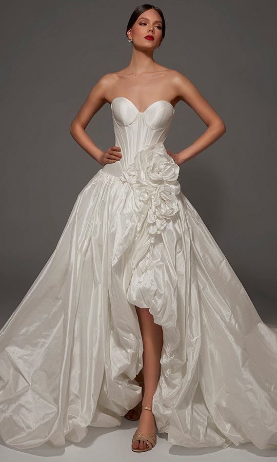 Alyce Paris 50000 - Strapless Corset High Low Ballgown