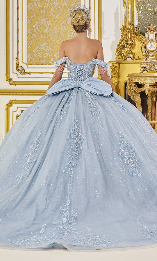 Dancing Queen 5092 - Off Shoulder Sweetheart Beaded Ballgown