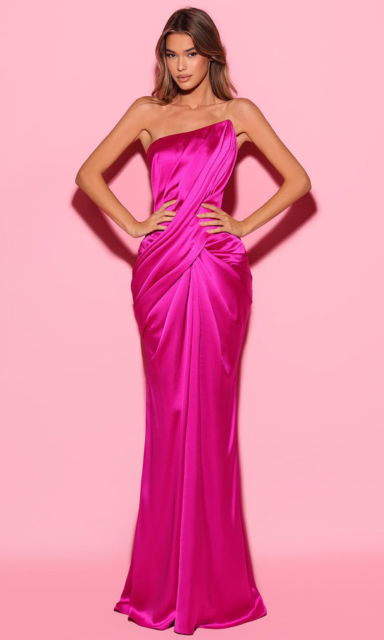 Tarik Ediz 55088 - Strapless Asymmetric Mermaid Gown