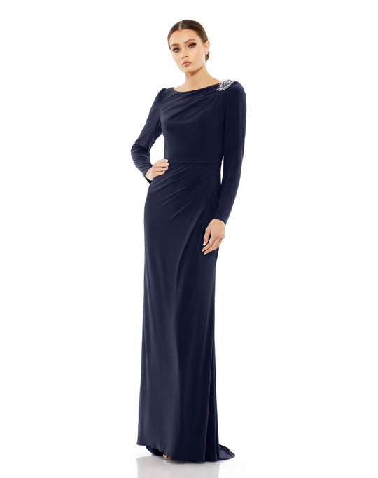 Mac Duggal 55695 - Bateau Evening Mother of the Bride Dress