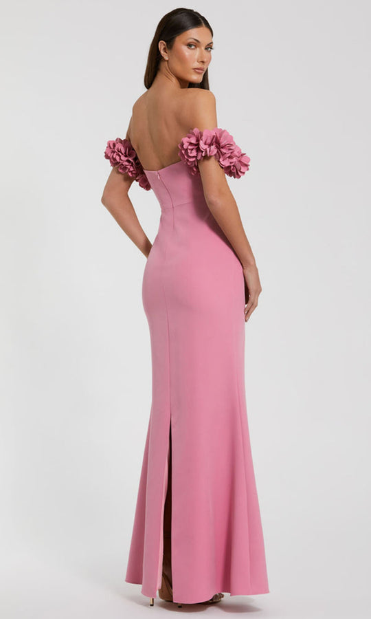 Ieena Duggal 56131 - Floral Off Shoulder Sheath Gown
