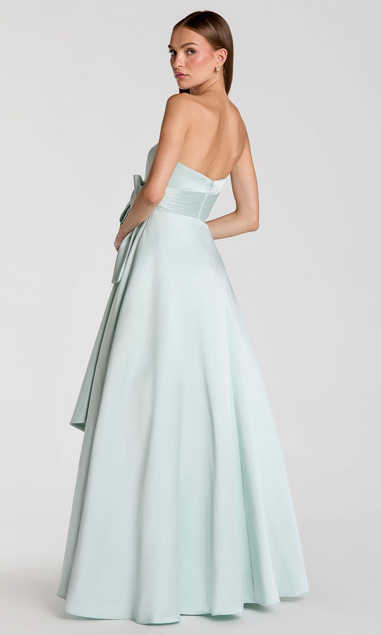 Mac Duggal 56318 - Bow Accent Satin Evening Ballgown