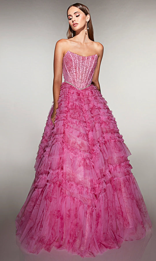 Alyce Paris 61981 - Strapless Beaded Ball Gown