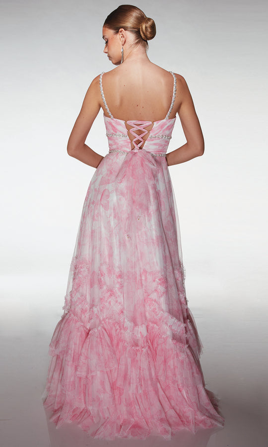 Alyce Paris 62063 - Tiered Ruffle Ballgown