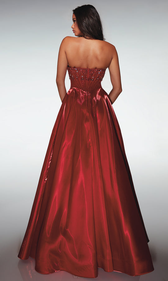 Alyce Paris 62134 - Strapless Ball Gown with Beaded Corset
