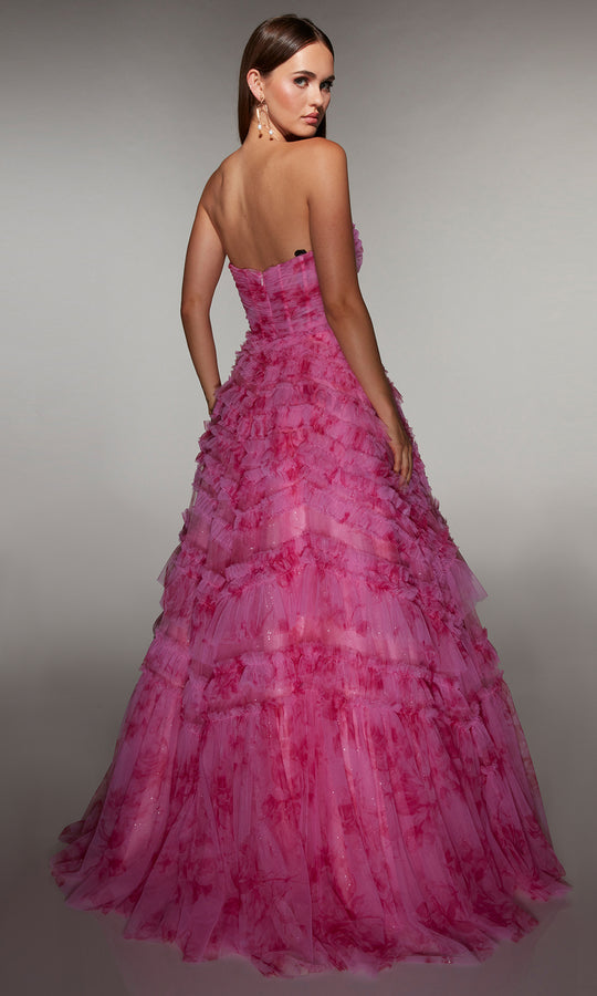 Alyce Paris 62164 - Tiered Ruffle Sweetheart Ball Gown