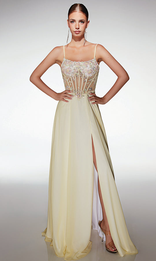Alyce Paris 62198 - Embellished Bodice A Line Gown