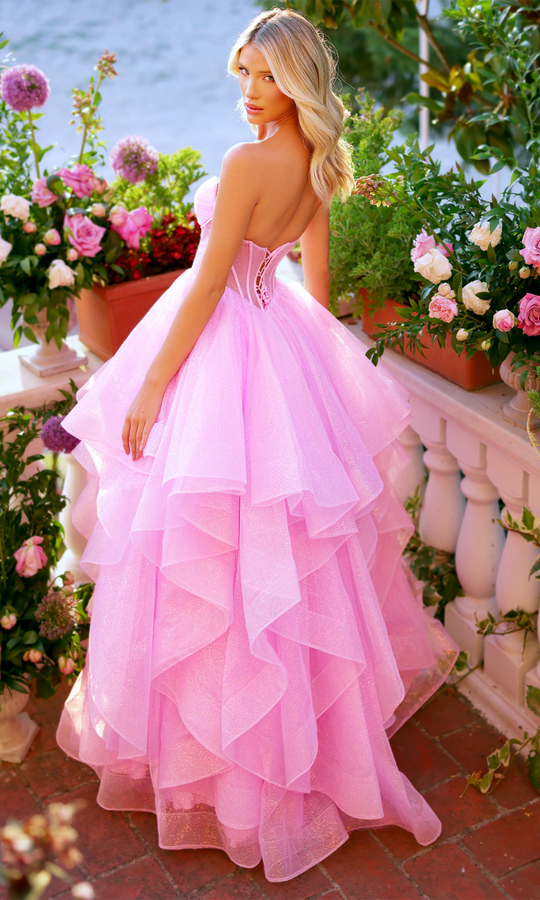Clarisse 62263 - Strapless Sweetheart Ruffled Ballgown