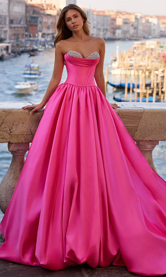 Sherri Hill 57551 - Sweetheart Bubble Hem Gown with Embellished Bust