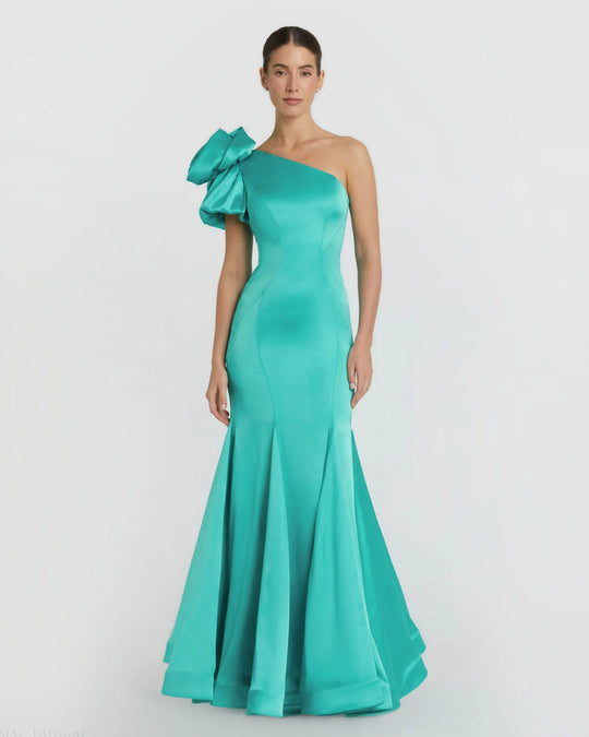 Mac Duggal 68703 - Asymmetric Seam Sculpted Mermaid Dress