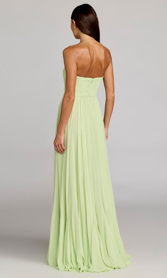 Mac Duggal 68847 - Straight Across A-Line Evening Gown with Ruching