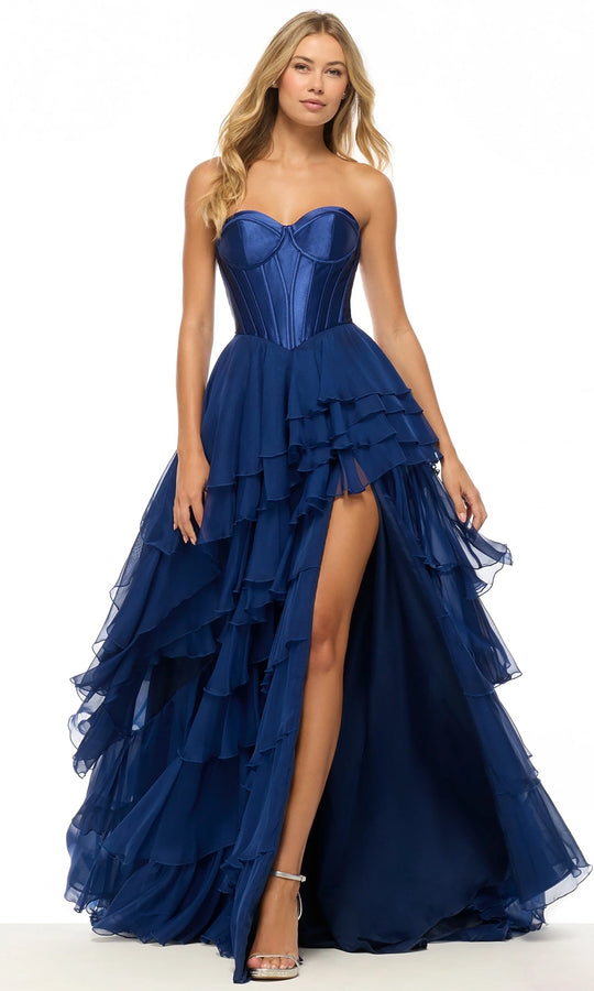 Sherri Hill 57653 - Sweetheart High Low Dress with Ruffle Skirt