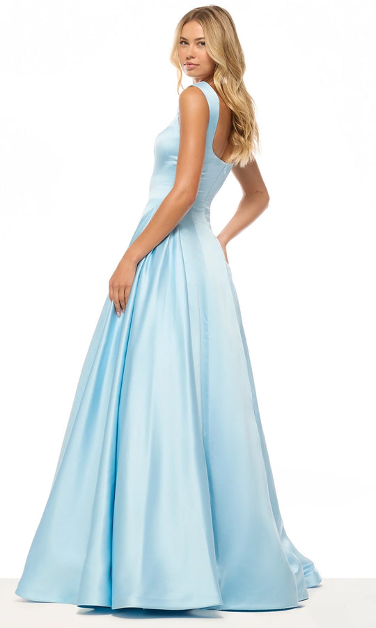 Sherri Hill 57835 - Square Neck Satin Ball Gown
