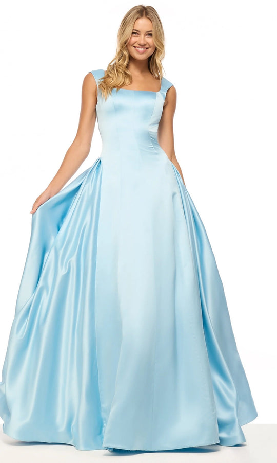Sherri Hill 57835 - Square Neck Satin Ball Gown