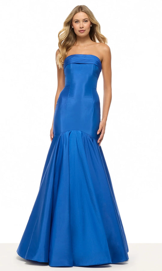 Sherri Hill 57866 - Strapless Taffeta Dress with Flared Skirt