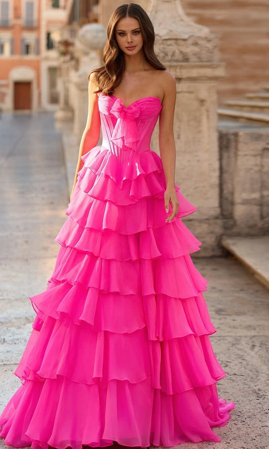 Sherri Hill 57923 - Sweetheart Corset Ruffle Ballgown