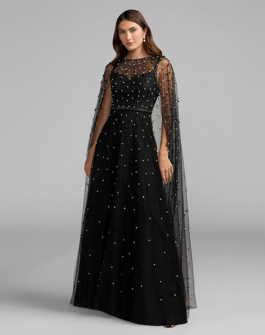 Mac Duggal 69025 - Pearl Beaded Evening Dress