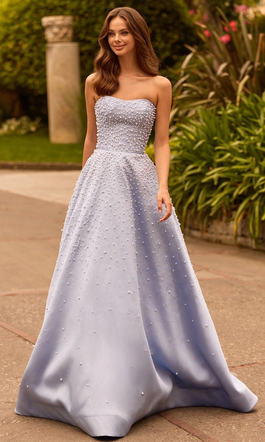 Sherri Hill 58012 - Pearl Embellished A-Line Long Gown