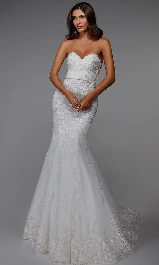 Alyce Paris 7032 - Sweetheart Strapless Mermaid Gown