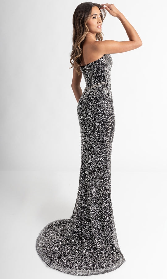 Rachel Allan 70952 - Beaded Tulle Scoop Neck Prom Gown